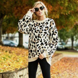 Leopard Print Sweater